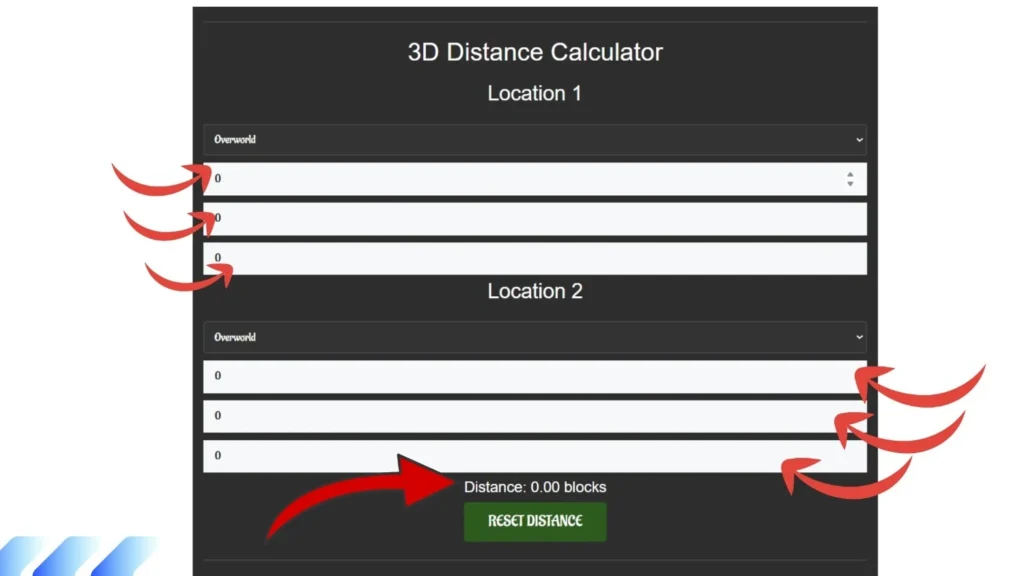 nether coordinate calculator nether coordinate calculator