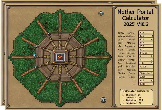 nether portal calculator nether portal calculator